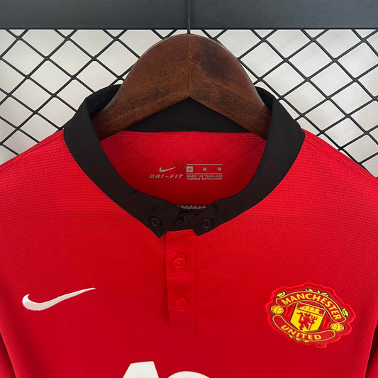 MANCHESTER UNITED RETRO MANGA LARGA 13/14